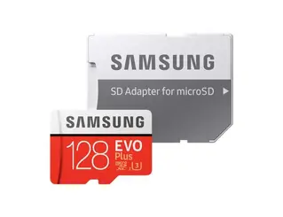 Карта памяти Samsung Evo Plus microSDXC 128GB Class 10 (MB-MC128GA)