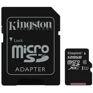 Карта памяти Kingston Canvas Select microSDXC 128GB Class 10 (SDCS/128GB)