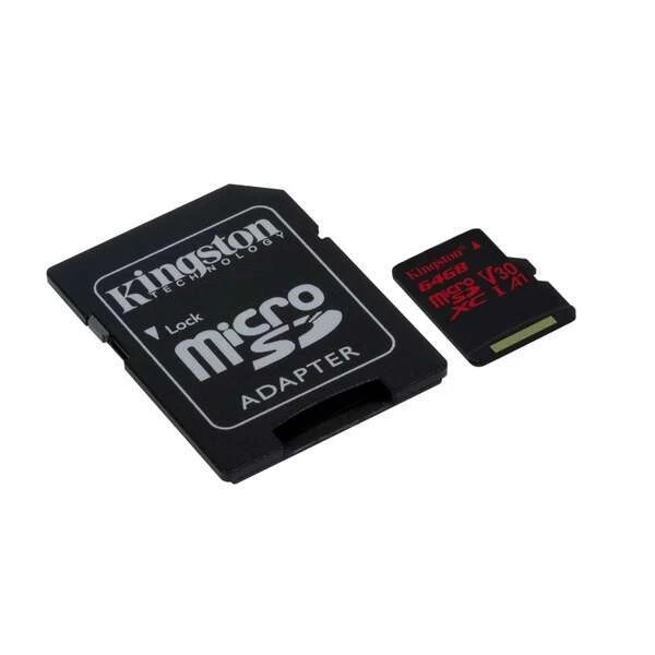 Kingston жад картасы Canvas React microSDHC 64GB Class 3 (SDCR/64GB) - фото 4