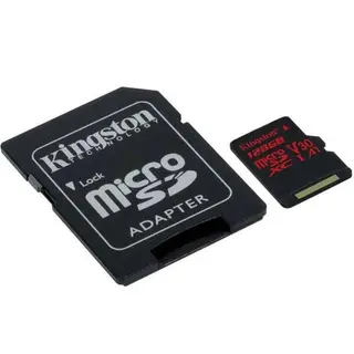 Карта памяти Kingston Canvas React microSDHC 128GB Class 3 (SDCR/128GB)