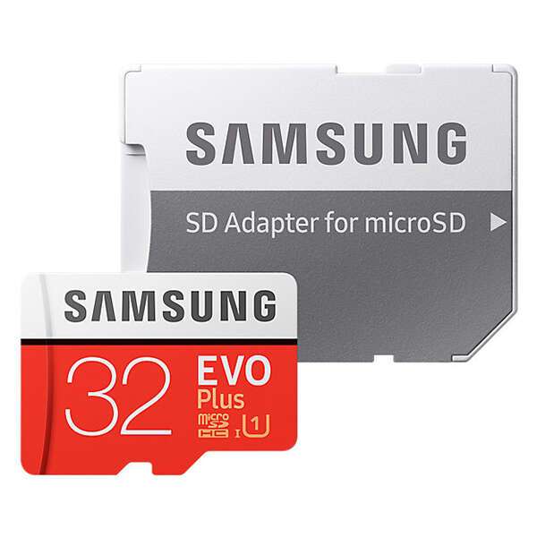 Карта памяти Samsung EVO Plus MicroSDHC 32GB Class 10 (MB-MC32GA/RU)