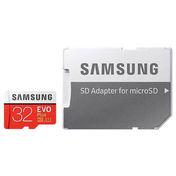 Карта памяти Samsung EVO Plus MicroSDHC 32GB Class 10 (MB-MC32GA/RU)