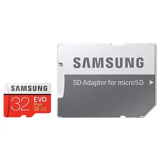Карта памяти Samsung EVO Plus MicroSDHC 32GB Class 10 (MB-MC32GA/RU)