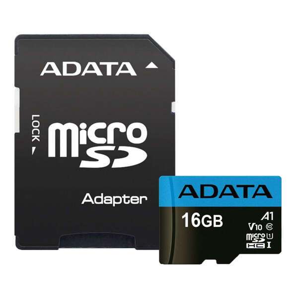 Карта памяти Adata Premier MicroSDHC 16GB Class 10 (AUSDH16GUICL10A1)