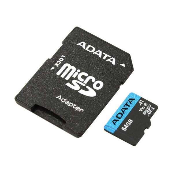Adata жад картасы Premier MicroSDXC 64GB Class 10 (AUSDH64GUICL10A1)