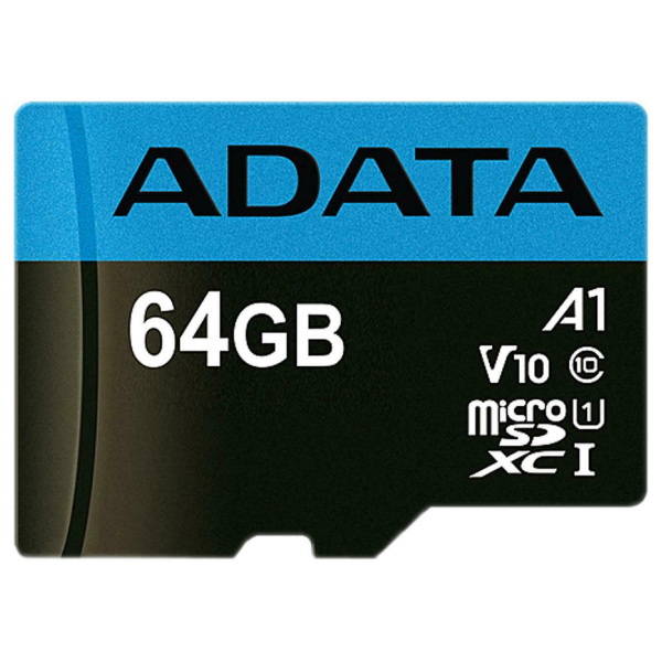 Карта памяти Adata Premier MicroSDXC 64GB Class 10 (AUSDH64GUICL10A1)