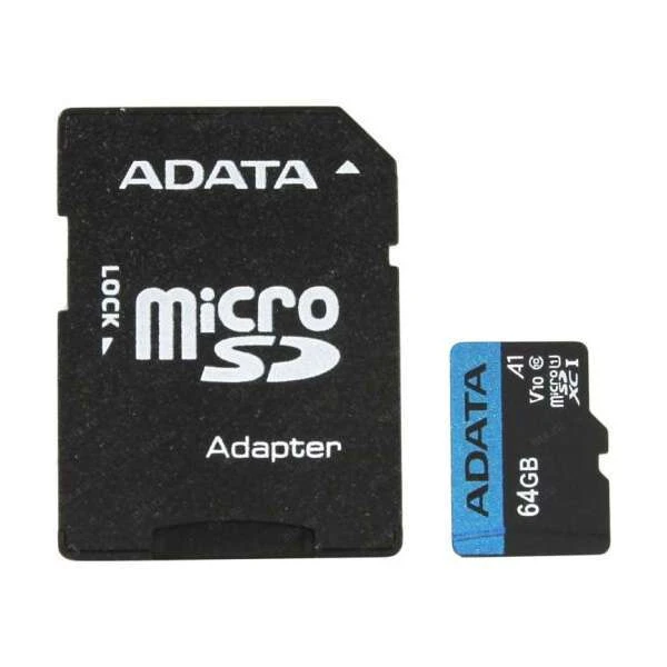 Карта памяти Adata Premier MicroSDXC 64GB Class 10 (AUSDH64GUICL10A1) - фото 2