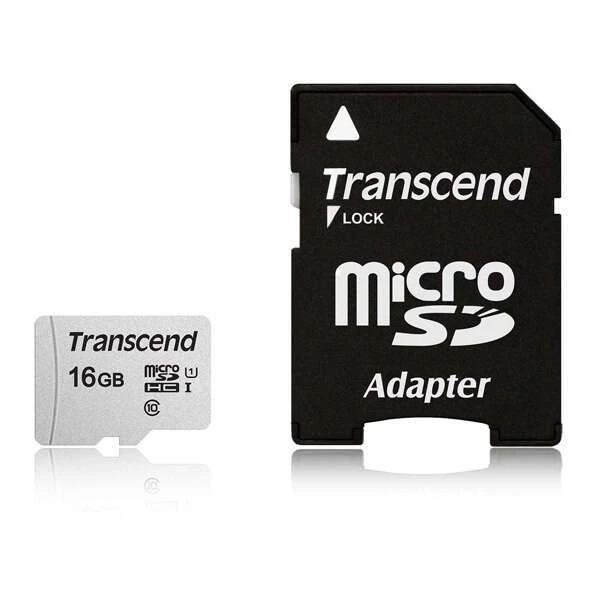 Карта памяти Transcend 300S MicroSDHC 16GB Class 10 (TS16GUSD300S) - фото 2