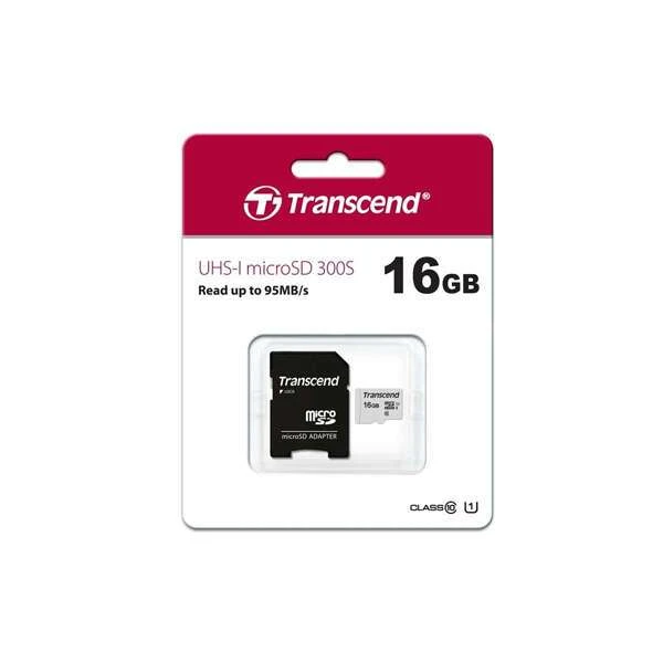 Карта памяти Transcend 300S MicroSDHC 16GB Class 10 (TS16GUSD300S) - фото 3