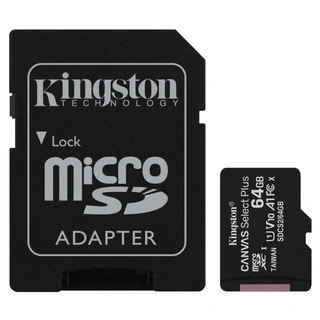 Карта памяти Kingston Canvas Select Plus MicroSDXC 64GB Class 10 (SDCS2/64GB) - фото 2