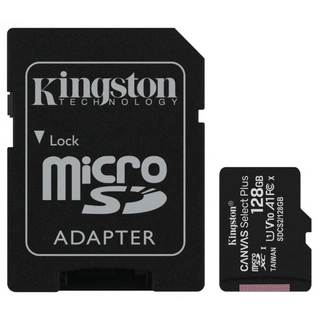 Карта памяти Kingston Canvas Select Plus MicroSDXC 128GB Class 10 (SDCS2/128GB) - фото 2