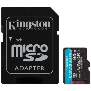 Карта памяти Kingston Canvas Go Plus MicroSDXC 64GB Class 10 (SDCG3/64GB) - фото 2