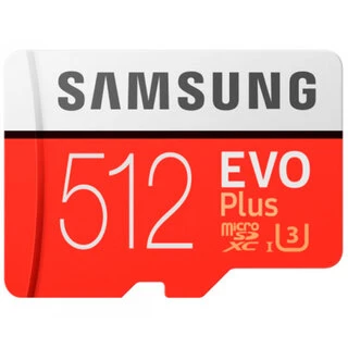 Карта памяти Samsung EVO Plus MicroSDXC 512GB Class 10 (MB-MC512HA/RU)