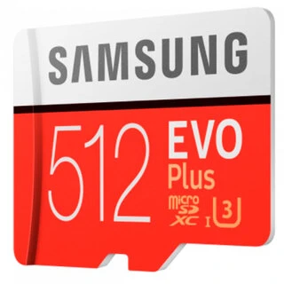 Карта памяти Samsung EVO Plus MicroSDXC 512GB Class 10 (MB-MC512HA/RU)