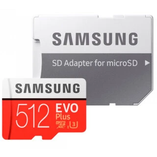 Карта памяти Samsung EVO Plus MicroSDXC 512GB Class 10 (MB-MC512HA/RU)