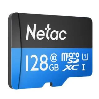 Карта памяти MicroSD 128GB Netac Class 10 U1 (P500STN-128G)