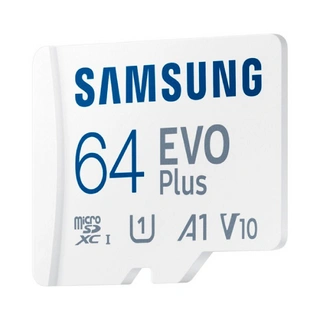 Карта памяти Samsung EVO Plus MicroSDXC 64GB Class 10 (MB-MC64KA/RU)