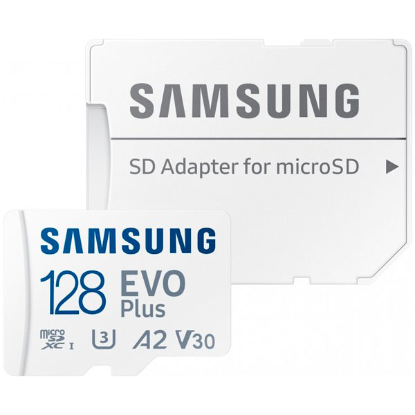 Карта памяти Samsung EVO Plus MicroSDXC 128GB Class 10 (MB-MC128KA/RU)