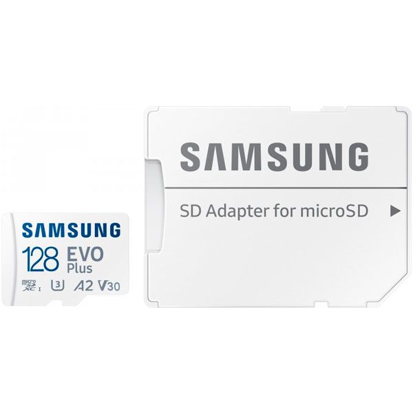 Карта памяти Samsung EVO Plus MicroSDXC 128GB Class 10 (MB-MC128KA/RU)