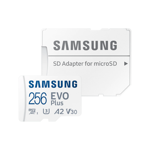 Samsung жад картасы EVO Plus MicroSDXC 256GB Class 10 (MB-MC256KA/RU)