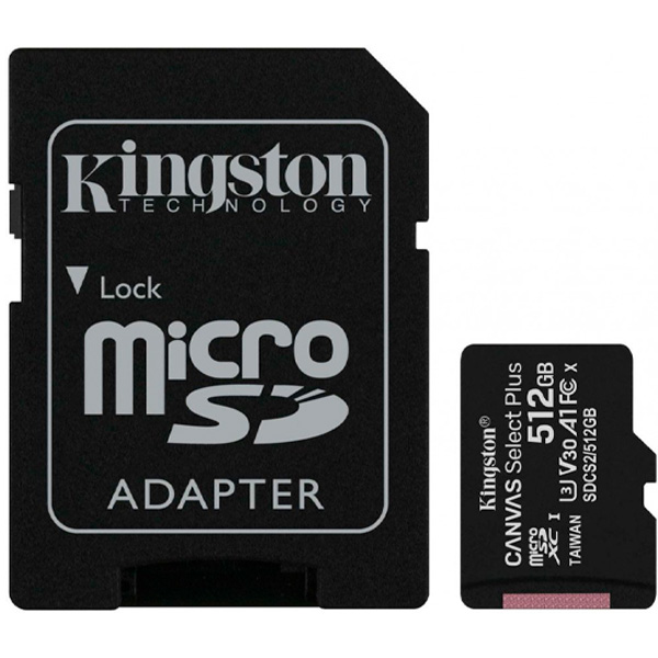 Карта памяти MicroSD Class 10 UHS-I SDCS2/512GB