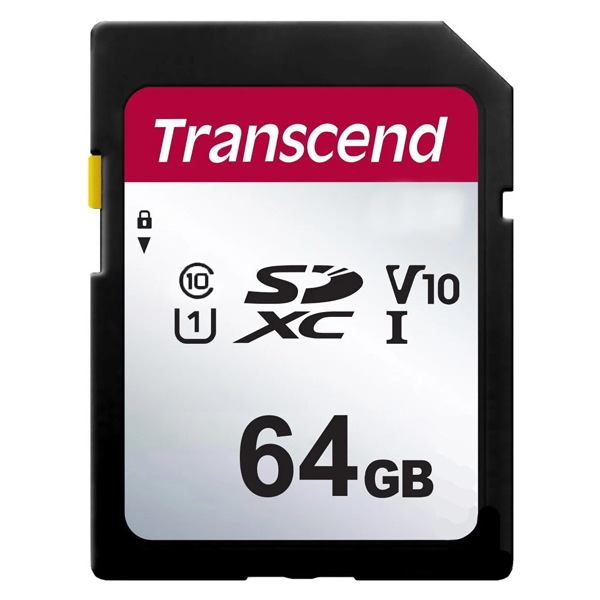 Карта памяти Transcend SDC300S 64GB SD