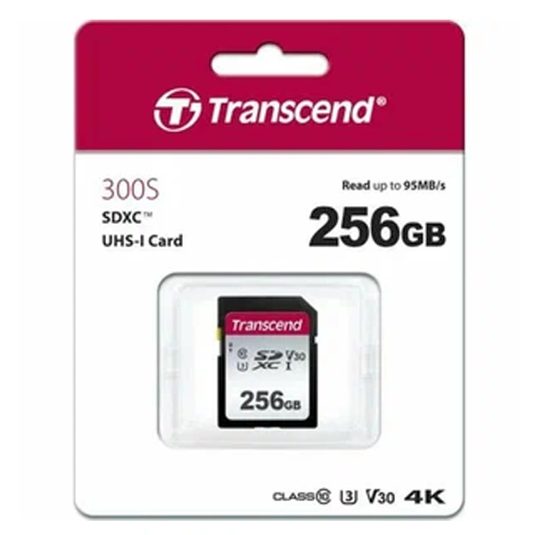Карта памяти Transcend SDC300S 256GB SD - фото 2