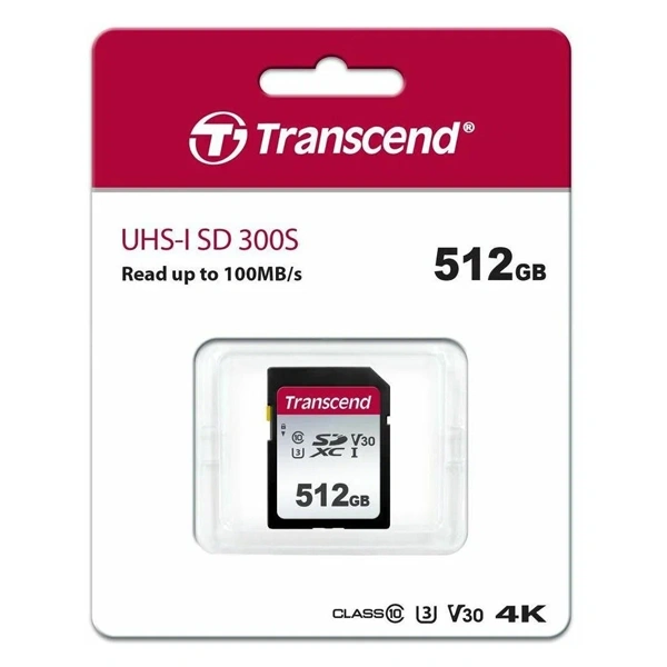 Карта памяти Transcend SDC300S 512GB SD - фото 2