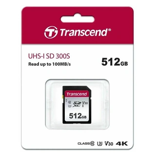 Карта памяти Transcend SDC300S 512GB SD