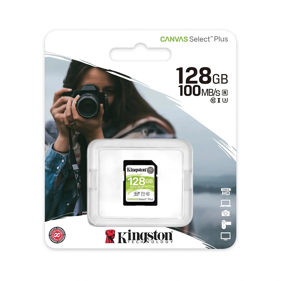 Карта памяти Kingston SDS2/128GB SD 128GB SDS2/128GB