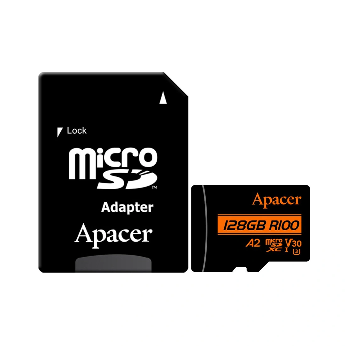 Карта памяти Apacer AP128GMCSX10U8-R 128GB с адаптером SD AP128GMCSX10U8-R - фото 2