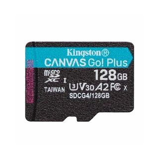 Карта памяти Kingston SDCG4/128GBSP Canvas Go Plus A2 U3 V30 128GB SDCG4/128GBSP