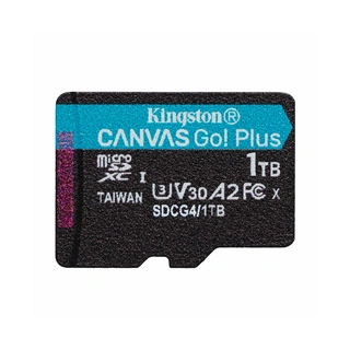 Карта памяти Kingston SDCG4/1TBSP Canvas Go Plus A2 U3 V30 1TB SDCG4/1TBSP