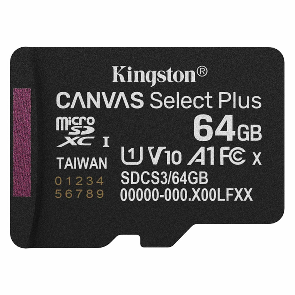 Карта памяти Kingston SDCS3/64GBSP без адаптера
