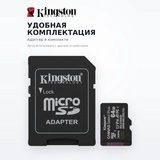 Карта памяти Kingston SDCS3/64GB с адаптером - фото 4