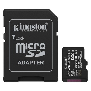 Карта памяти Kingston SDCS3/128GB с адаптером