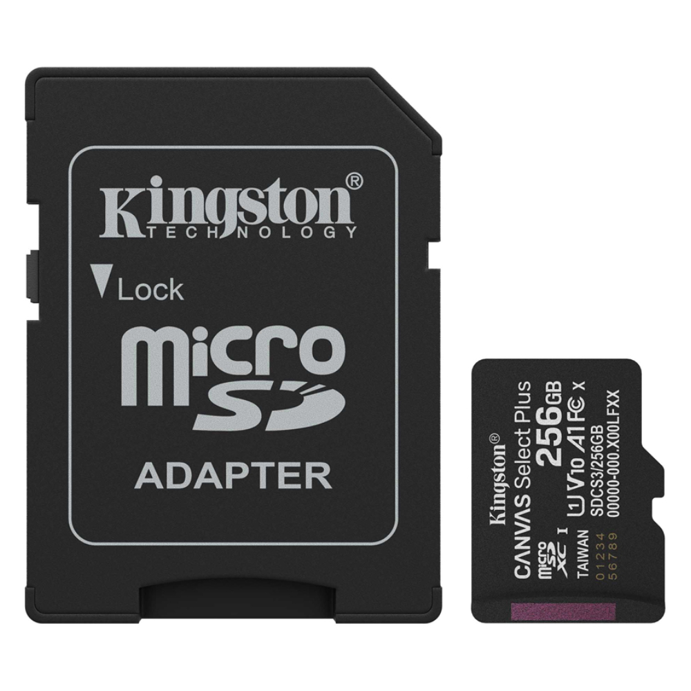 Карта памяти Kingston SDCS3/256GB с адаптером