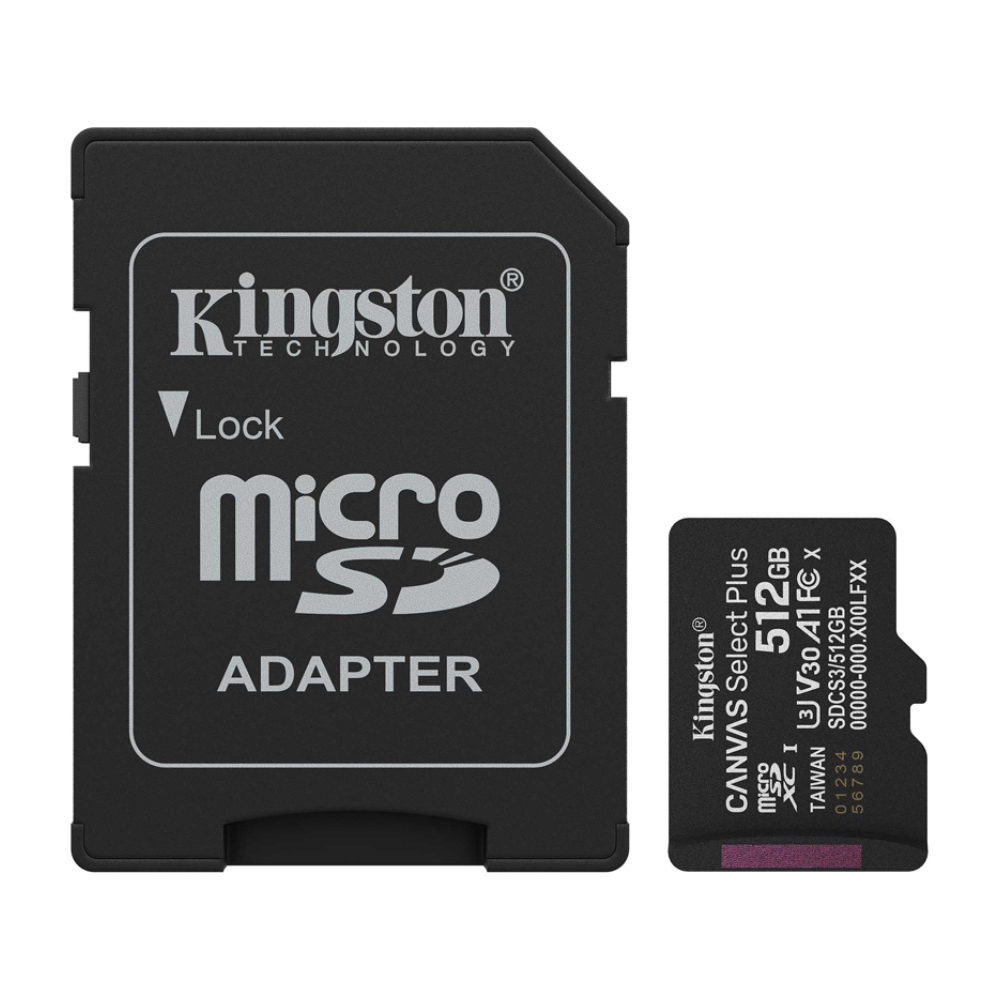 Карта памяти Kingston SDCS3/512GB с адаптером