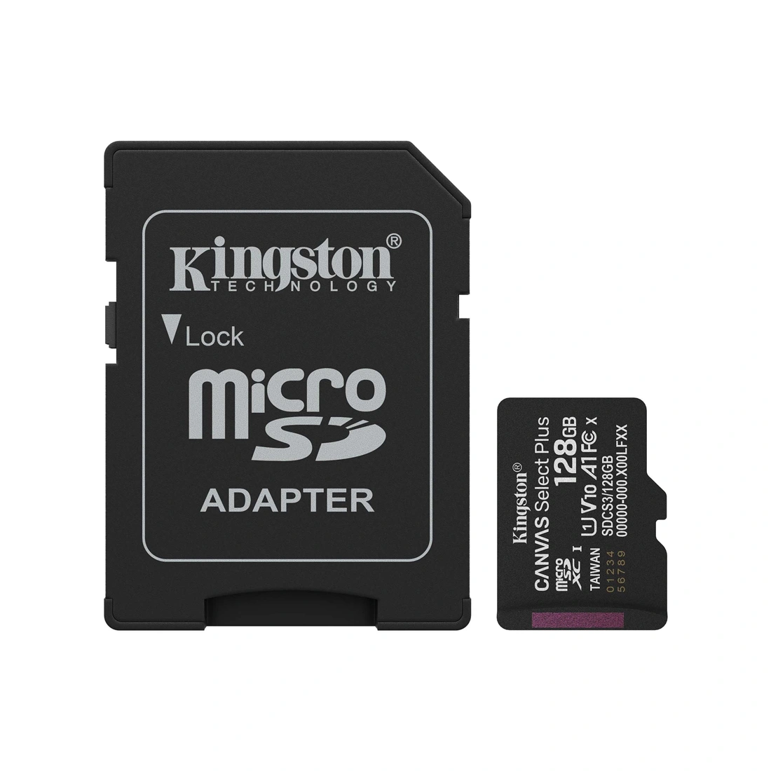 Карта памяти Kingston SDCS3/128GB Canvas Select Plus A1 U1 V10 128GB SDCS3/128GB