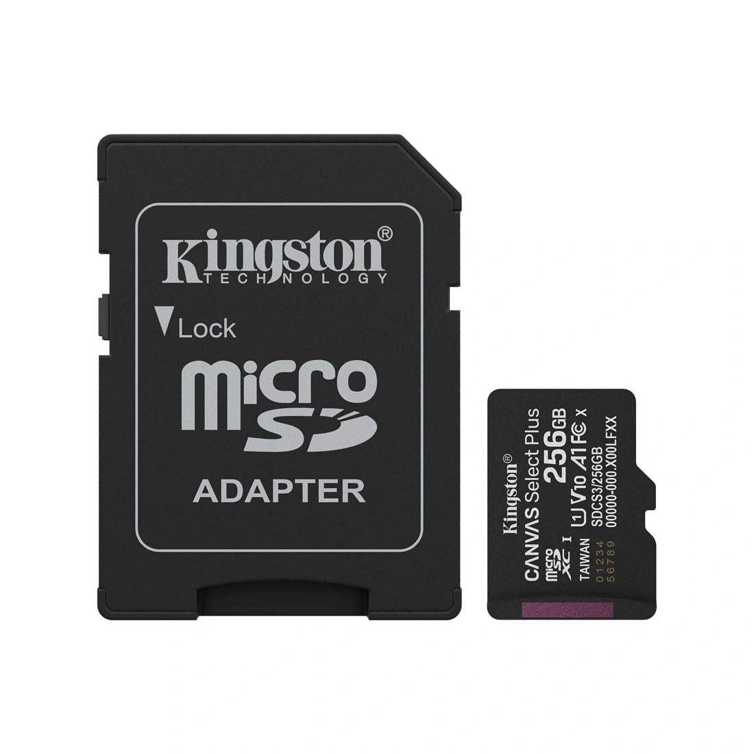 Карта памяти Kingston SDCS3/256GB Canvas Select Plus A1 U1 V10 256GB SDCS3/256GB