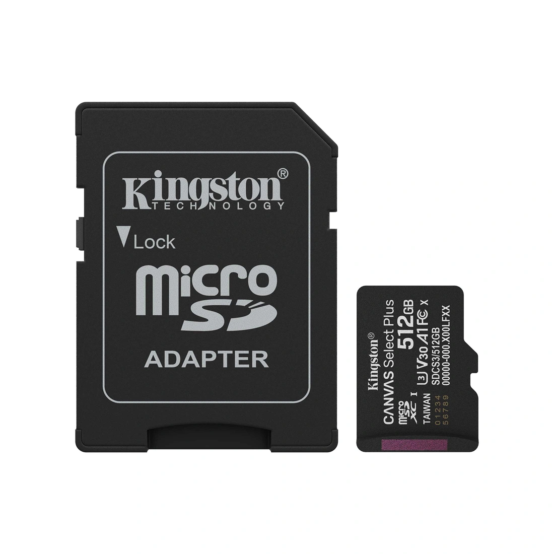 Карта памяти Kingston SDCS3/512GB Canvas Select Plus A1 U3 V30 512GB SDCS3/512GB - фото 2