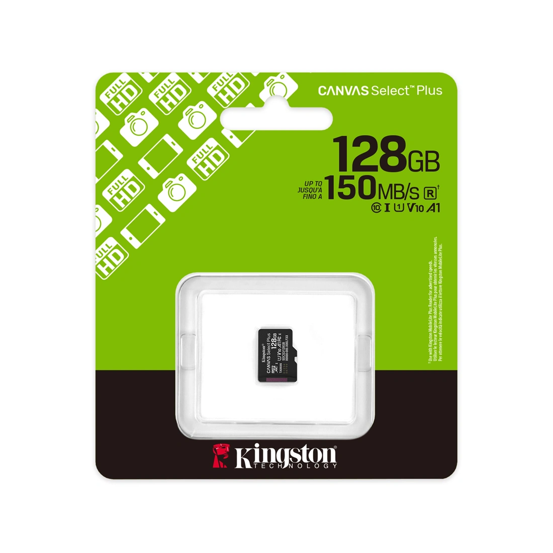 Карта памяти Kingston SDCS3/128GBSP Canvas Select Plus A1 U1 V10 128GB SDCS3/128GBSP - фото 6