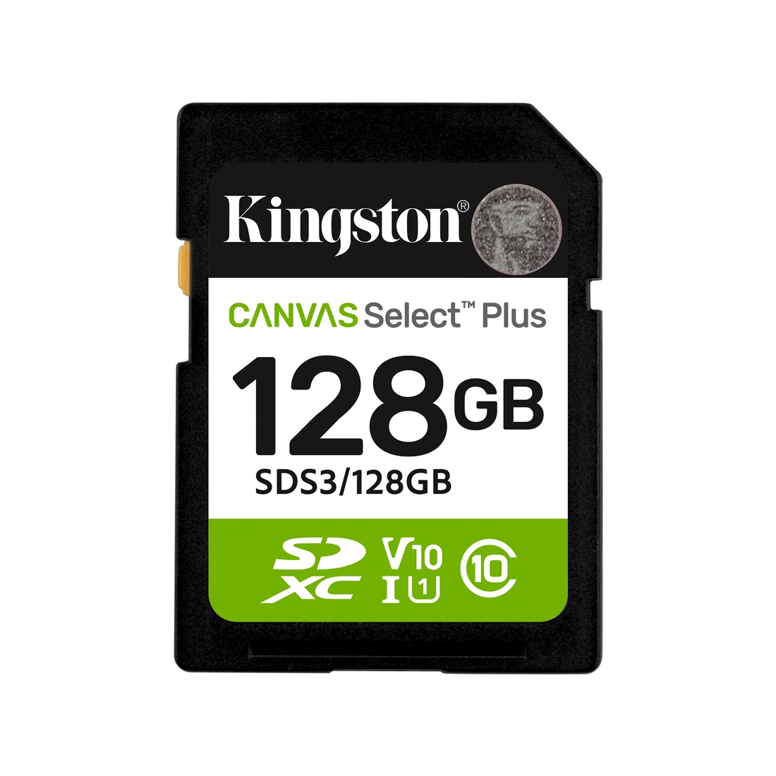 Карта памяти Kingston SDS3/128GB Canvas Select Plus C10 UHS-I U1 V10 128GB SDS3/128GB