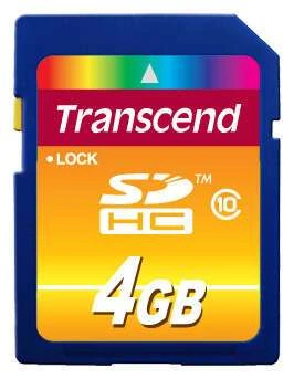 Карта памяти TRANSCEND TS4GSDHC10