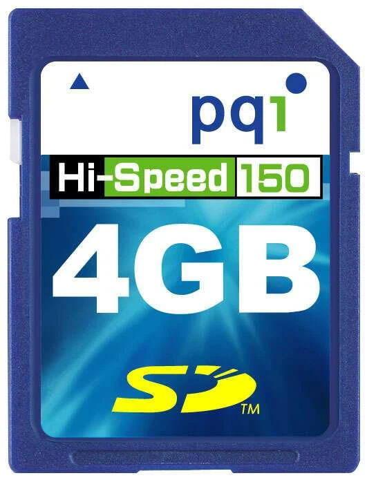Карта памяти PQI Secure Digital Series 4GB (6AEF-004GQR35-A 11)