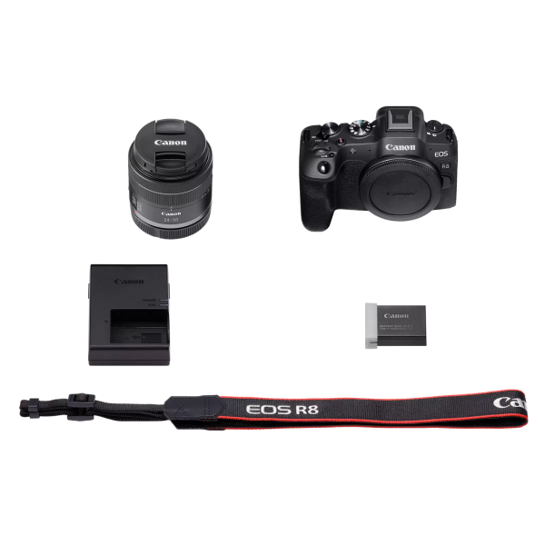 Системная фотокамера Canon EOS R8 RF 24-50mm F4.5-6.3 IS STM