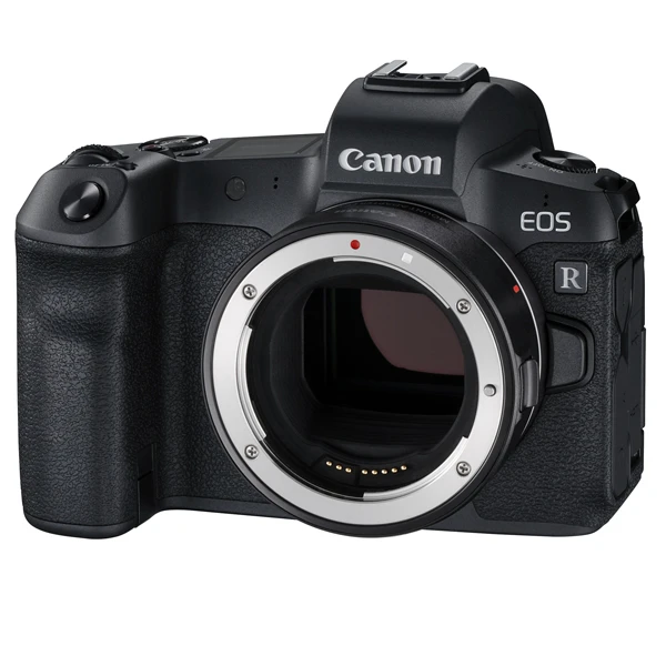 Беззеркальная полнокадровая камера Canon EOS R с адаптером крепления EOS R 
