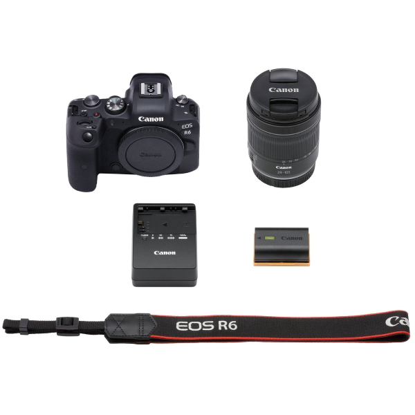 Canon жүйелік фотокамерасы EOS R6 RF 24-105 F4-7.1 IS STM