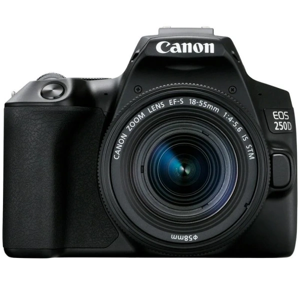 Цифровая зеркальная фотокамера Canon EOS 250D EF-S 18-55 IS STM Kit Black
