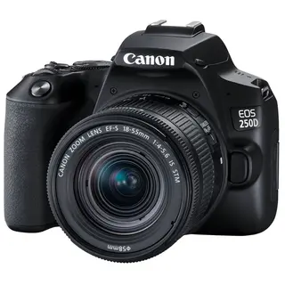 Цифровая зеркальная фотокамера Canon EOS 250D EF-S 18-55 IS STM Kit Black - фото 2